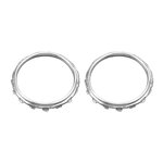 Xbox Thumbstick Rings Manufacturer - OEM Chrome Accent Replacement Repair Part Pack