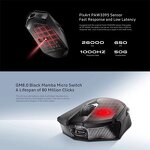 Gaming Mouse Manufacturer - OEM 26000DPI Transparent Wireless Tri Mode Lightweight GS001J