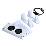 Xbox Cooling Stand Manufacturer - OEM 2 USB Hub Charging Dual Cooler Vertical Fan