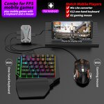 Mobile Game Converter Manufacturer - OEM Mixlite Gamepad for PUBG Keyboard Mouse Combo