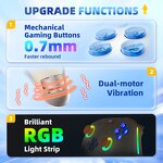 Switch Pro Controller Manufacturer - OEM Wireless Wake up RGB Light Strips Mechanical