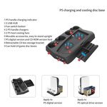 PS5 Multi Function Base Manufacturer - OEM 3 in 1 Disc Storage Charging Cooling Fan