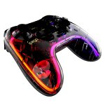 Wireless Gamepad Manufacturer - OEM Transparent PG-9228 BT RGB for Switch IOS Android PC