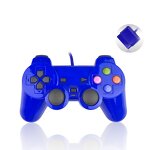 Wired Joystick Manufacturer - OEM Classic Varnish Blue Joypad for PS2 Controller