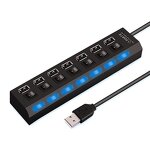 USB Hub Adapter Manufacturer - OEM 4 in 1 Multiport Ethernet Splitter Audio Jack Type C