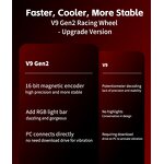 Racing Simulator Wheel Manufacturer - OEM PXN V9 GEN2 with Pedals Shifter Vibration