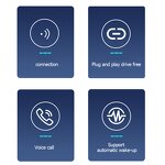 Bluetooth Audio Adapter Manufacturer - OEM 2 in 1 USB 5.0 Dongle for PS5 PS4 PC Headset