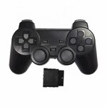 PS2 Wireless Gamepad Manufacturer - OEM 2.4G Transparent Vibration Motor Retail Package