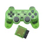 PS2 Wireless Gamepad Manufacturer - OEM 2.4G Transparent Vibration Motor Retail Package