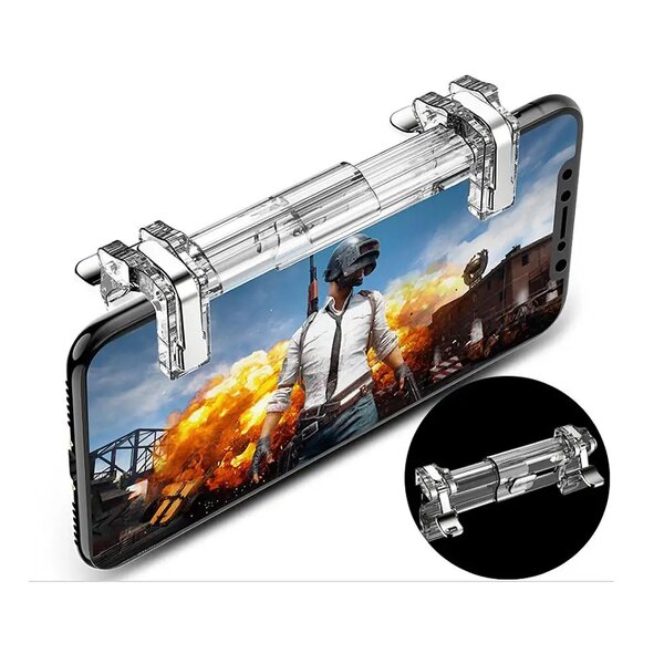 Mobile Game Controller Manufacturer - OEM K19 6 Fingers L2 R2 Shooter for PUBG Boys