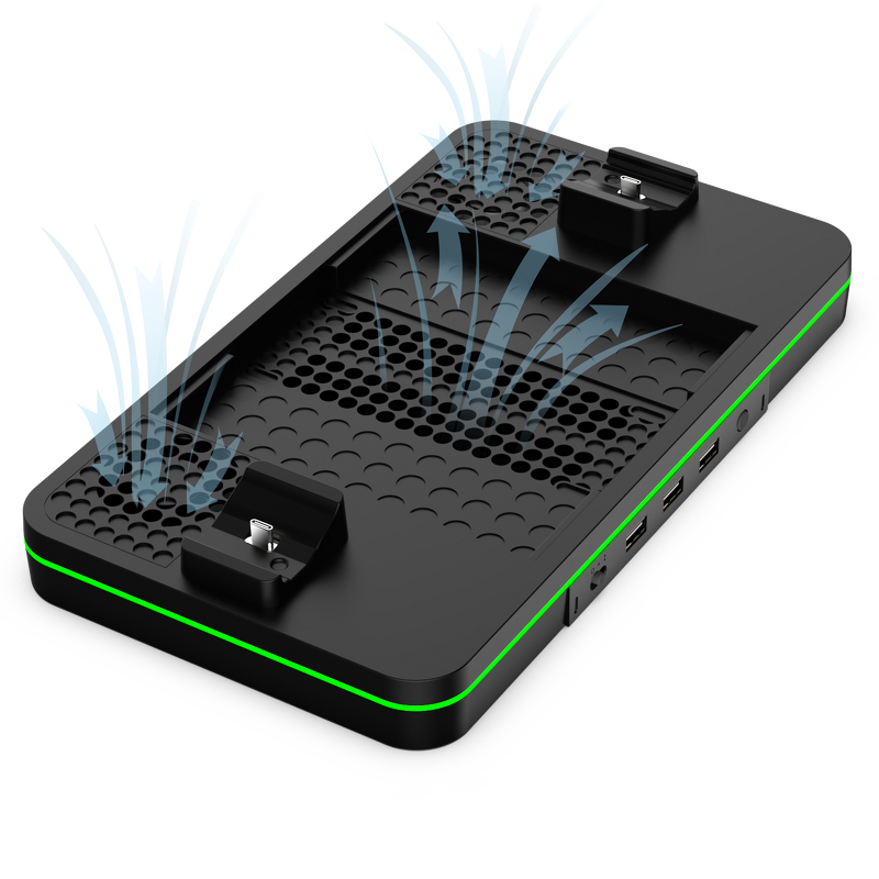 Xbox Charging Station Manufacturer - OEM with 1100mAh Battery Vertical Cooling Fan