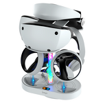 PS VR Charging Dock Manufacturer - OEM High Quality Dual Charger Headset Storage