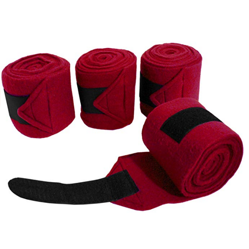 Horse Leg Bandages Manufacturer - OEM Colourful Polar Fleece Breathable Racing Bandage