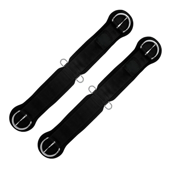 Western Girth Manufacturer - OEM Nylon Leather Customized Logo Durable Equestrian Girth