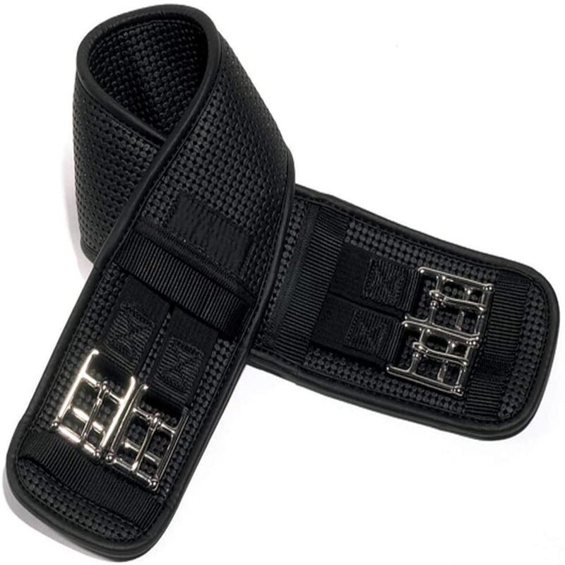 English Girth Manufacturer - OEM Double Row Buckle Nylon PU Custom Logo Horse Girth