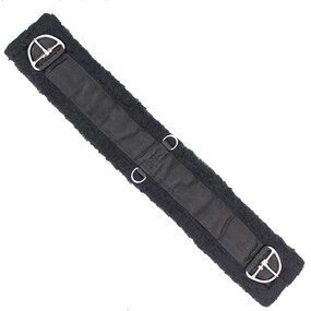 Horse Girth Manufacturer - OEM Hot Sell PU Nylon Black Fur Durable Buckle Fasteners