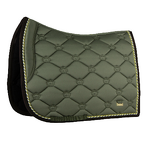 Dressage Saddle Pad Manufacturer - Wholesale Hot Sell Golden Shiny Satin Customized Logo