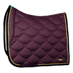 Dressage Saddle Pad Manufacturer - Wholesale Hot Sell Golden Shiny Satin Customized Logo