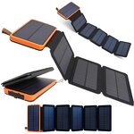 Solar Charger Manufacturer - Slim Lightweight 16000mAh Solar Power Bank OEM