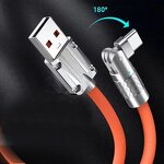 Data Cable Manufacturer - 120W PD Fast Charging Silicone Cable OEM