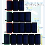 Solar Charger Manufacturer - Slim Lightweight 16000mAh Solar Power Bank OEM