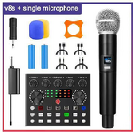 Dynamic Microphone Manufacturer - V8 Sound Card Live Streaming Kit OEM