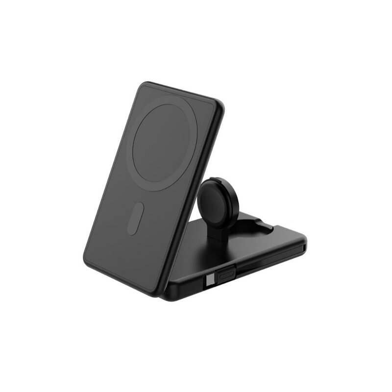 Wireless Charger Factory - Foldable 15W Fast 3-in-1 Desktop Charger Custom