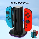 Charging Station Factory - USB-C Joy-Con Quad-Charger Dock Custom