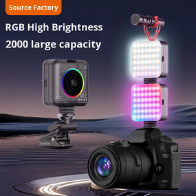 LED Fill Light Factory - Portable RGB Adjustable Color Temperature Light Custom