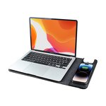 Laptop Sleeve Manufacturer - PU Leather Wireless Charger Laptop Bag OEM