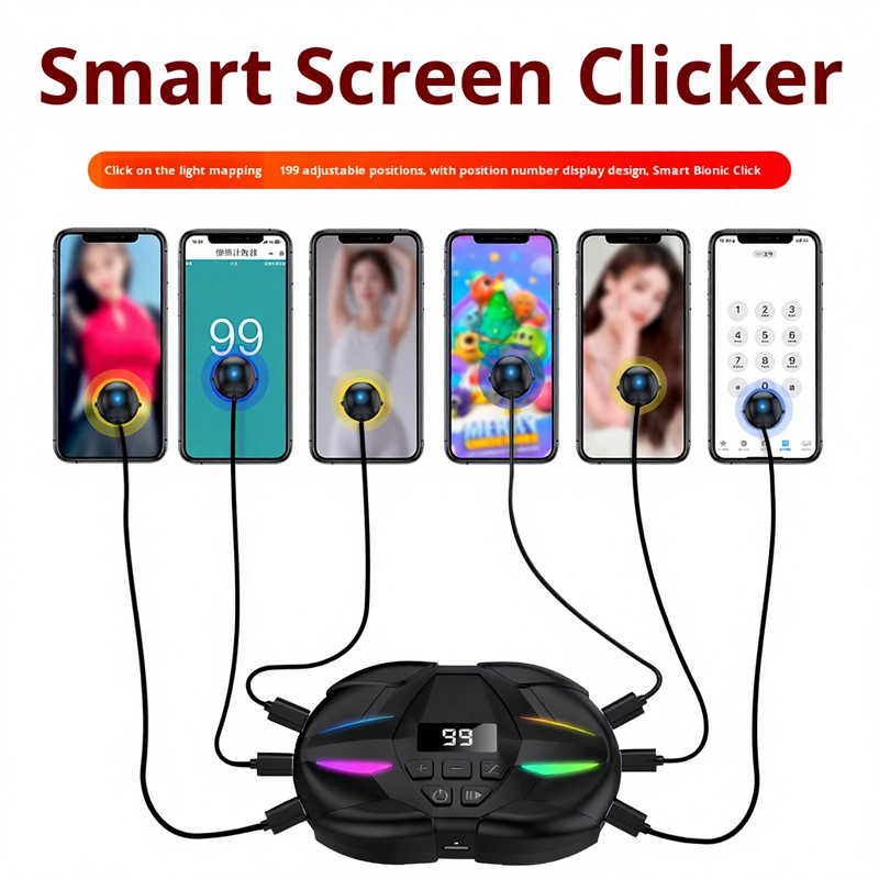 Auto Clicker Factory - Live Streaming Mobile Screen Auto Clicker Custom