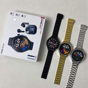 Smart Watch Manufacturer - Round 2-in-1 Smartwatch Earphones OEM/ODM