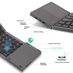 Wireless Keyboard Manufacturer - Ultra-Thin Foldable LED Backlit Keyboard OEM
