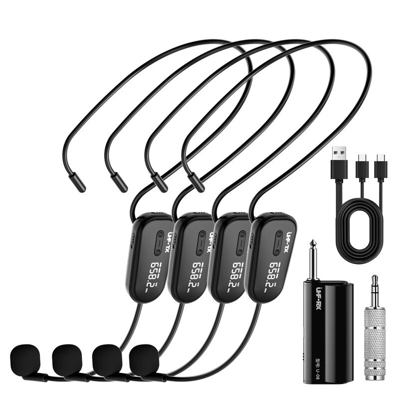 Wireless Headset Microphone Factory - One-to-Four Tour Guide Headset Custom