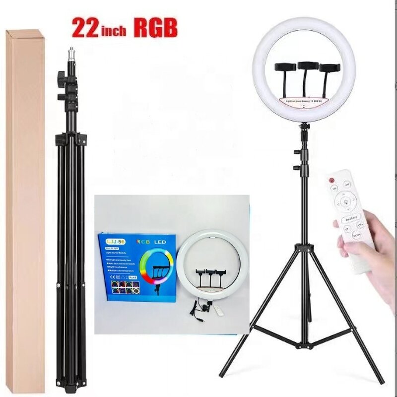 Ring Light Manufacturer - RGB LED Ring Light with Phone Holder OEM