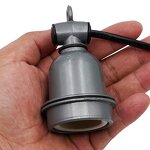 Ceramic Lamp Holder Manufacturer - OEM with Adjustable Temperature Switch E27 Cable