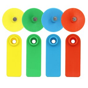 Animal Ear Tag Manufacturer - OEM Blank Number Copper Head TPU Sheep Goat Tracking