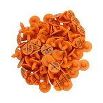 Rabbit Ear Tag Manufacturer - OEM Laser Printing No.1-100 Round Pet Identification Card