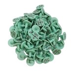 Rabbit Ear Tag Manufacturer - OEM Laser Printing No.1-100 Round Pet Identification Card