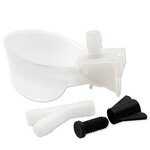 Pigeon Drinking Cup Manufacturer - OEM Automatic with Connector Nipple Drinker White