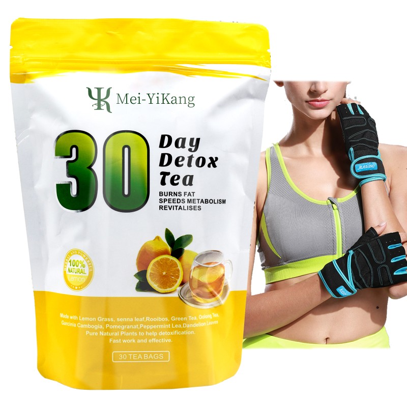 Herbal Slimming Tea Factory - OEM Lemon Flavor 30 Days Natural Detox