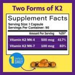Vitamin K2 Softgel Factory - Custom Vascular Bones Arteries Health Support