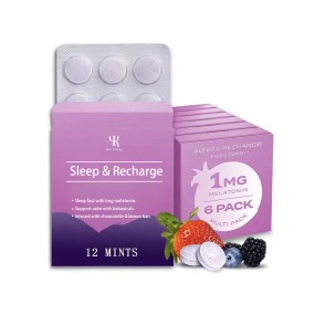 Melatonin Tablets Factory - OEM 10mg Natural Sleeping Pills Adult Supplement