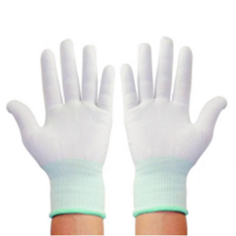ESD Glove Manufacturer - OEM Q5M Palm PU Coated White Precision Work