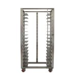 Bakery Trolley Factory - Stainless Steel 15 Tier Bread Rack Trolley