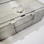 Mesh Basket with Cover Factory - 304 Precision Disinfection Basket