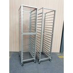 Food Trolley Factory - 15 20 Tier Stainless Steel Tray Rack Cart