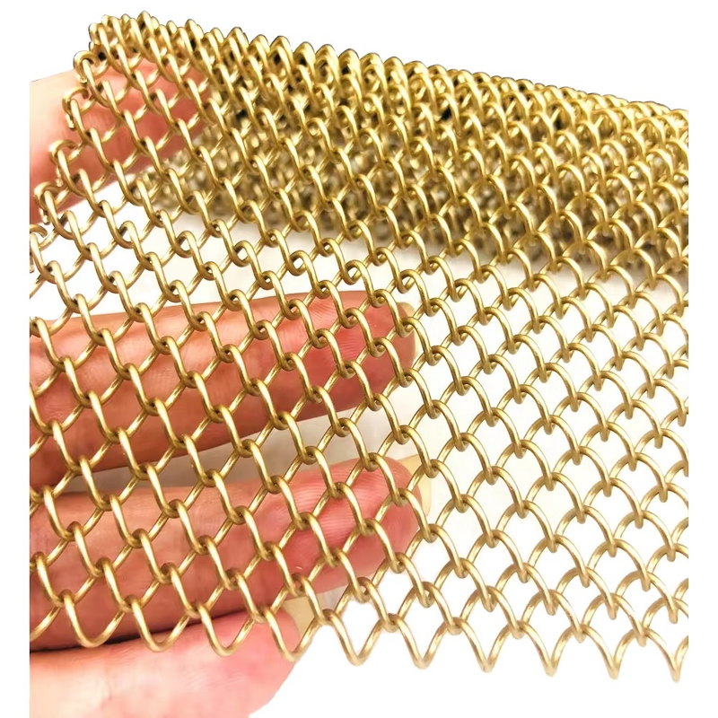 Aluminum Double Ring Mesh Factory - Custom Wall Cladding Laser Cut