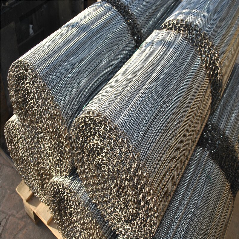 Metal Mesh Conveyor Belt Factory - Custom Egg Food Processing Belt