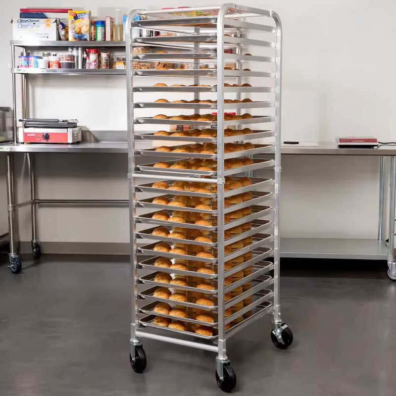 Food Trolley Factory - 15 20 Tier Stainless Steel Tray Rack Cart